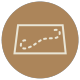Icon of directions in a map